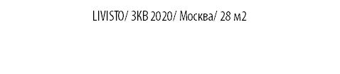 LIVISTO/ ЗКВ 2020/ Москва/ 28 м2
