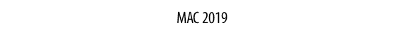 MAC 2019